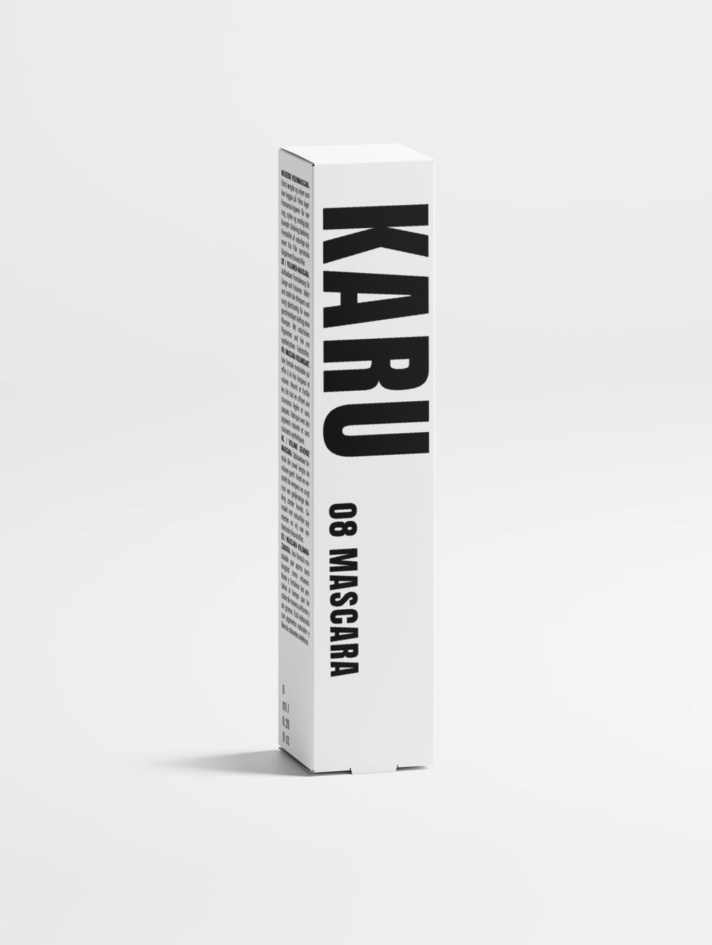 KARU | 08 MASCARA – Lengthening & Volumising Mascara